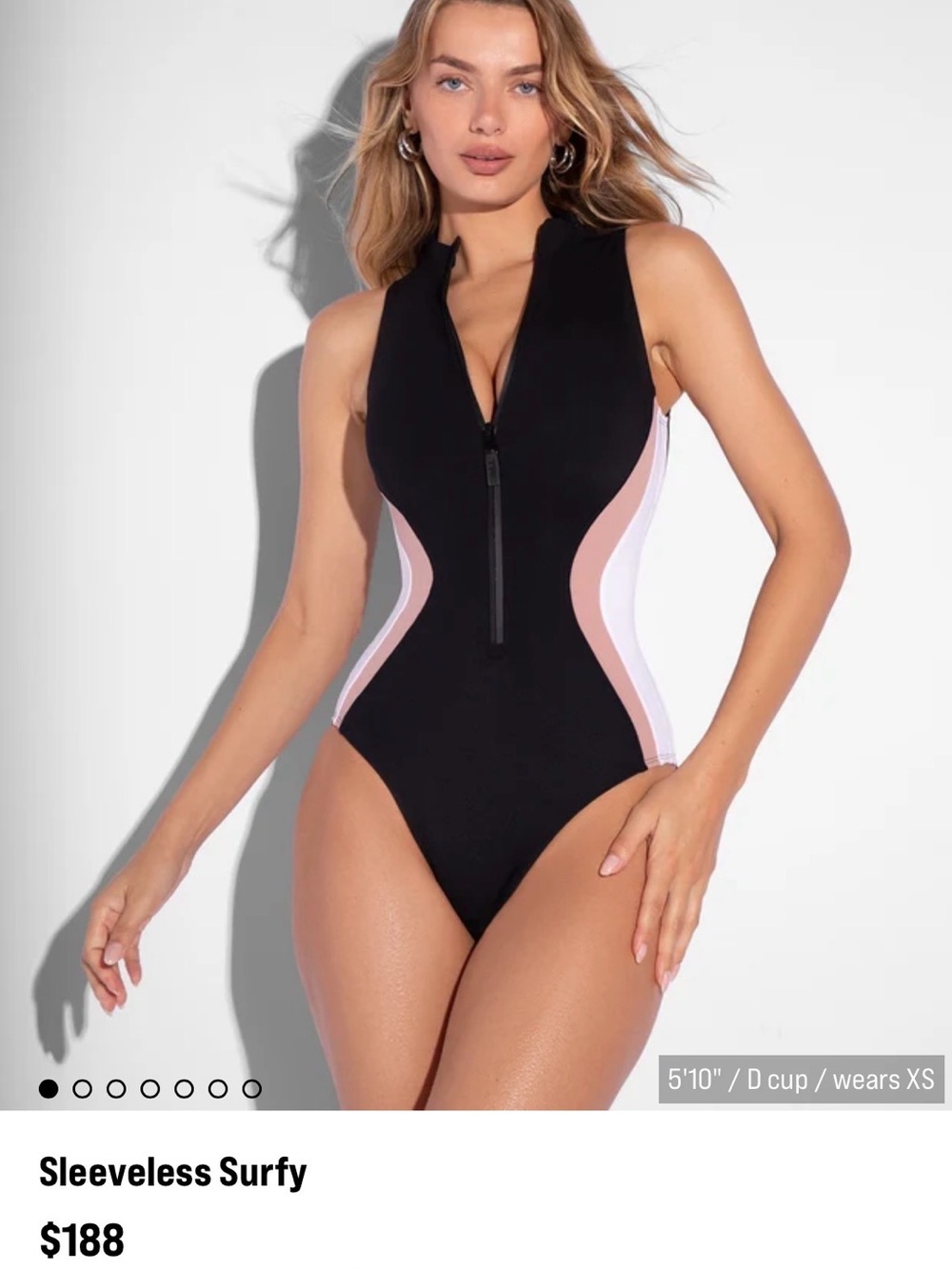 NWT TA3 Surfy Contour in Black/Rose/White Size: Medium/ Torso: Regular/Long